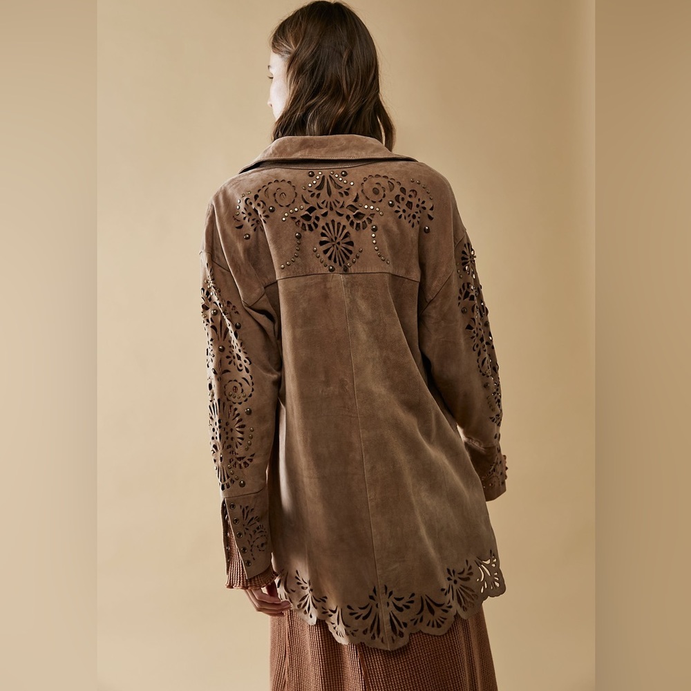 New Women’s Bali Star Studded Suede Top By Free People!!🔥🔥🔥 - Picture 2 of 13